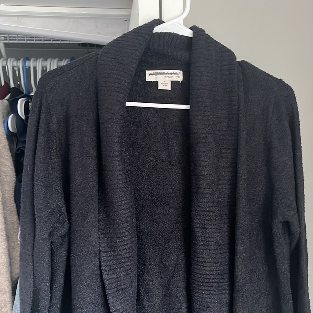 Barefoot Dreams Black Circle Cardi, NWOT - Picture 3 of 6
